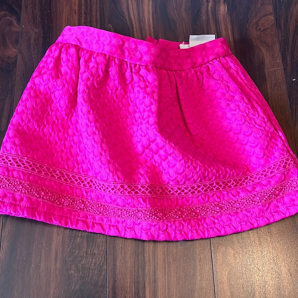 Hot pink toddler skirt